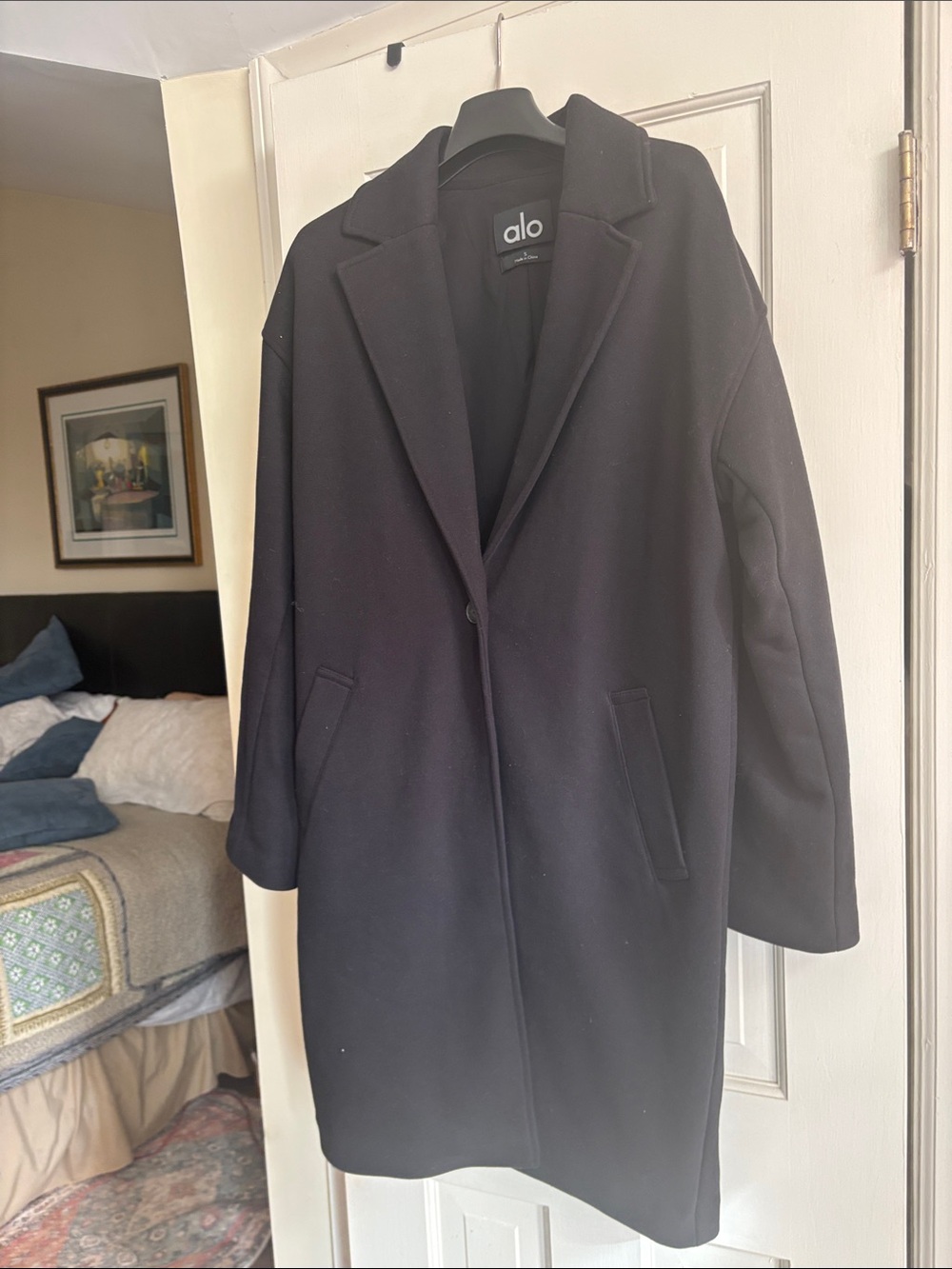 Alo black over coat